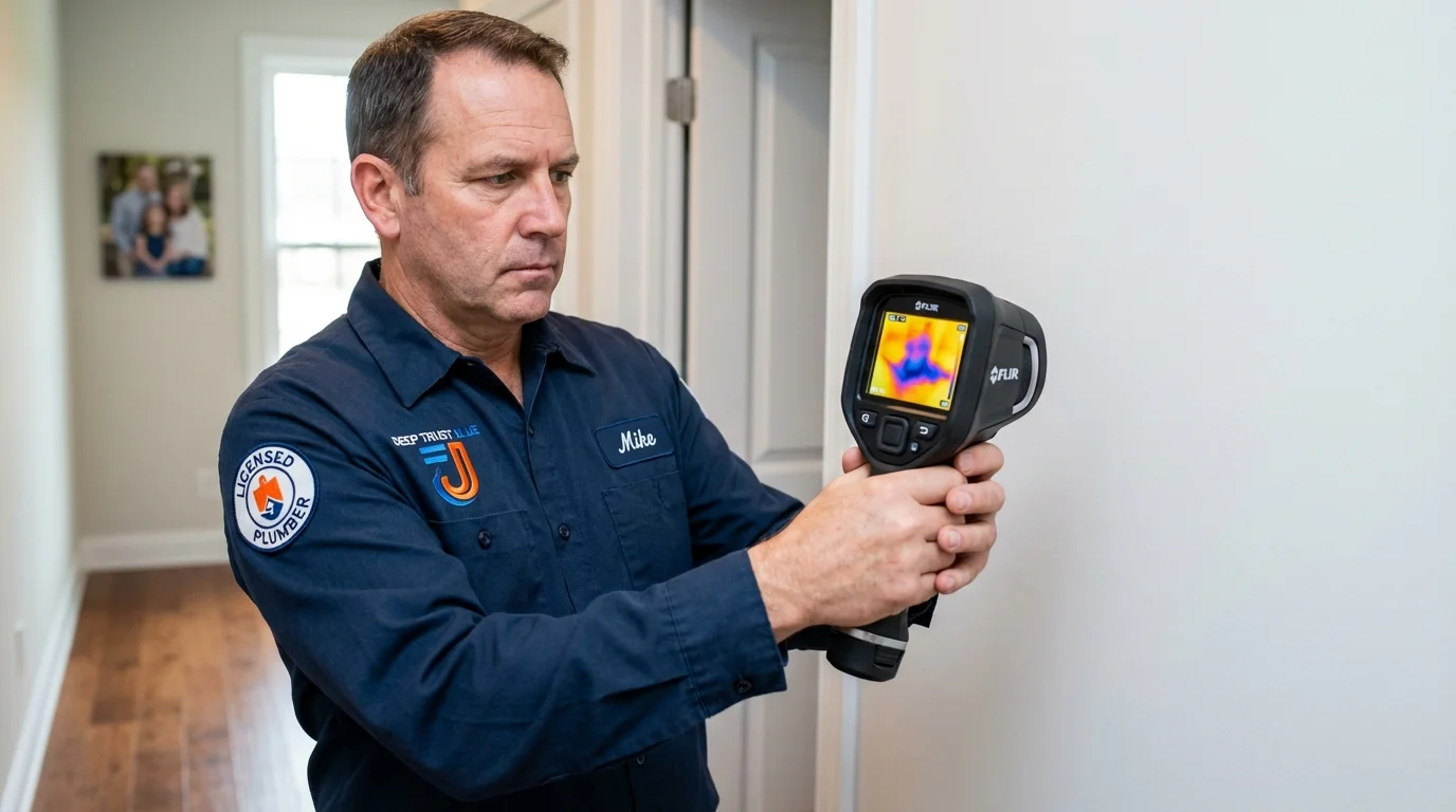 Thermal imaging leak detection by Johns Plumbing LLC in Batesburg
